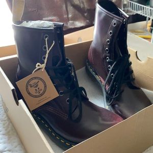 Dr. Martens, Vegan Red Leather